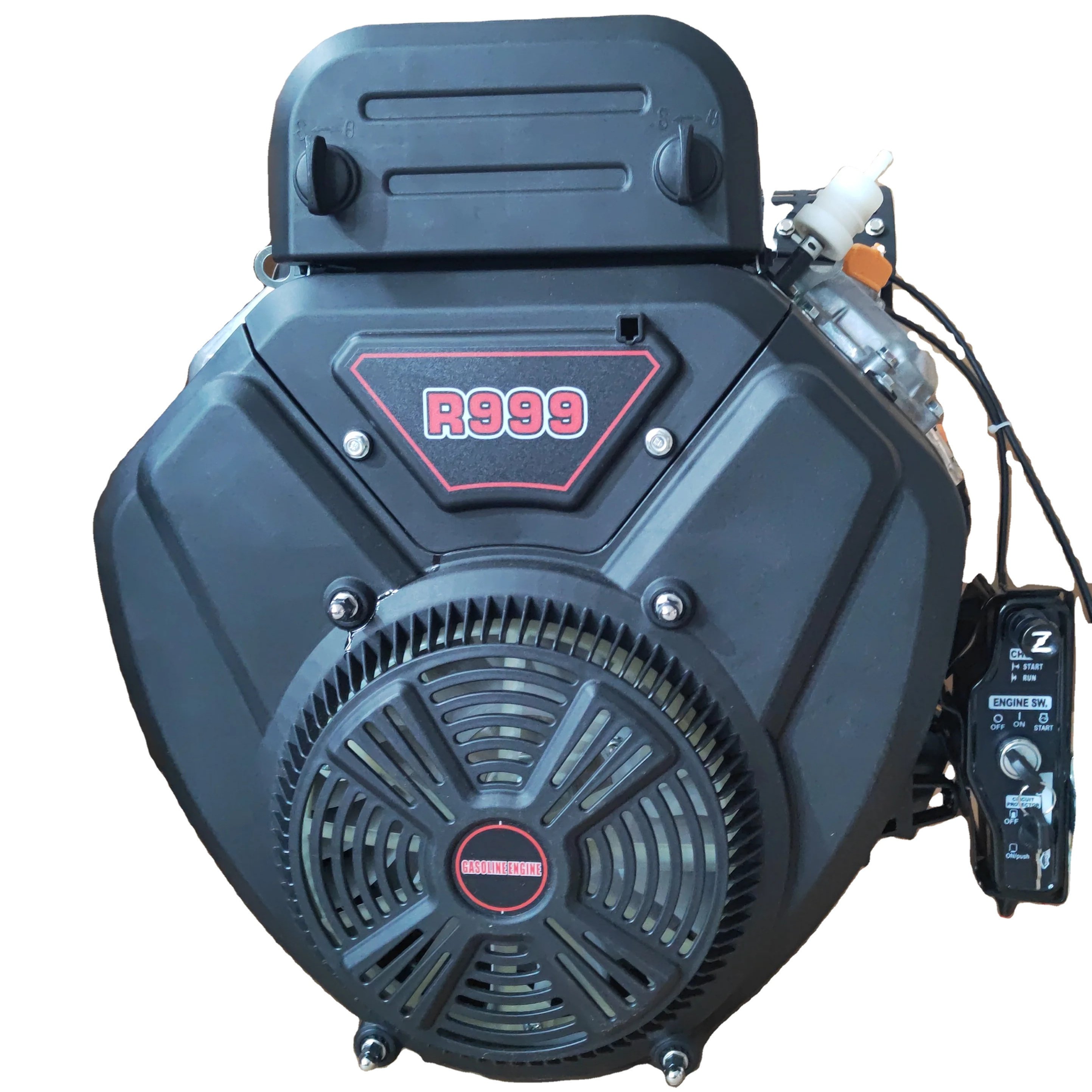 OHV 35HP/999cc Twin Cylinder 4 Stroke Air Cooled Vertical Shaft Gasoline Industry Engine Euro5 Boat Petrol Motor Engine